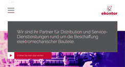 Desktop Screenshot of ekontor.de